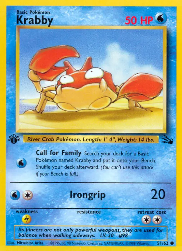 Krabby - Fossil 051/062 (Regular)