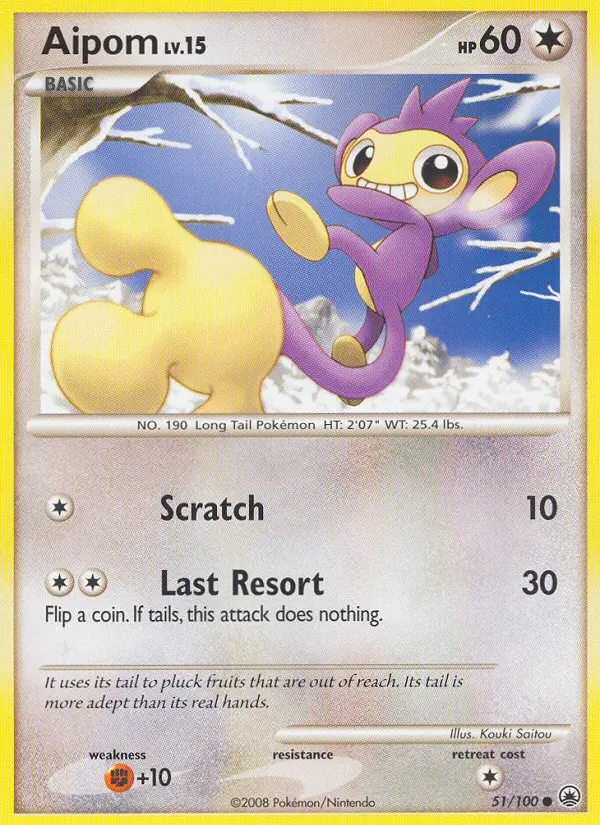 Aipom - Majestic Dawn 051/100 (Regular)