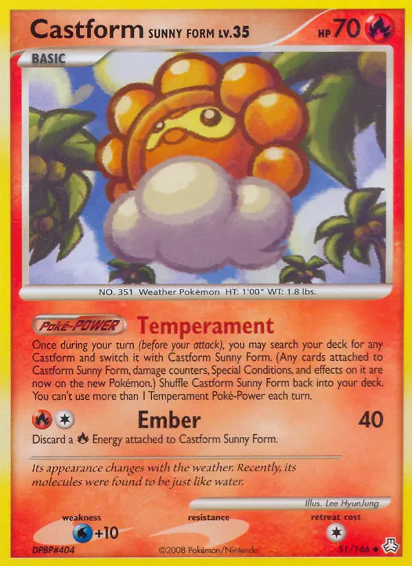 Castform Sunny Form - Legends Awakened 051/146 (Regular)