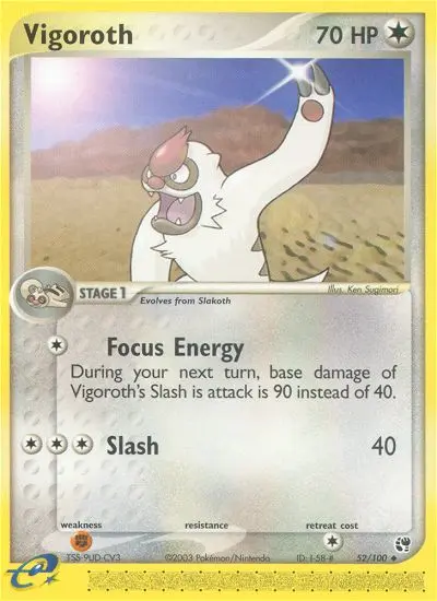 Vigoroth - Sandstorm 052/100 (Regular)