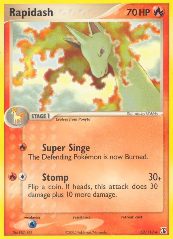 Rapidash - Delta Species 052/113 (Reverse Holo)