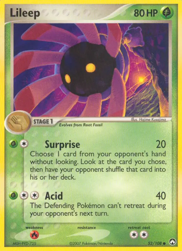 Lileep - Power Keepers 052/108 (Regular)