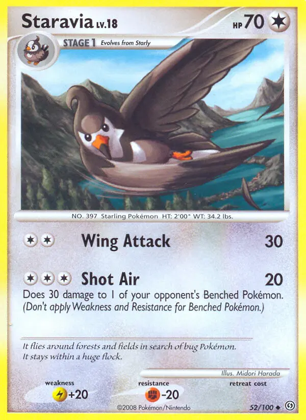 Staravia - Stormfront 052/100 (Reverse Holo)