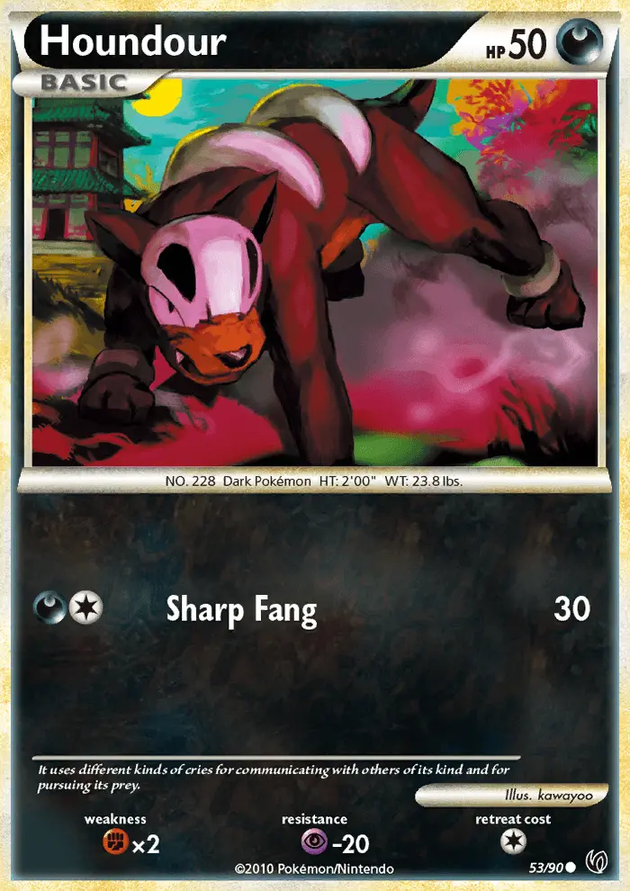 Houndour - Undaunted 053/090