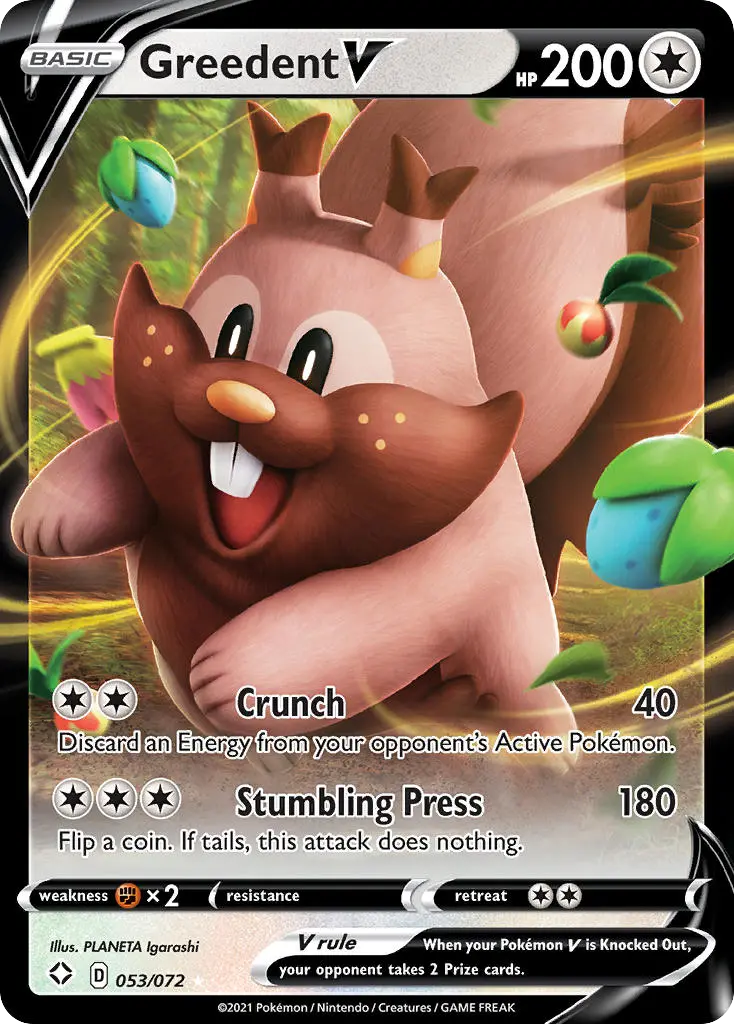 Greedent V - Shining Fates 053/072 (Holo)