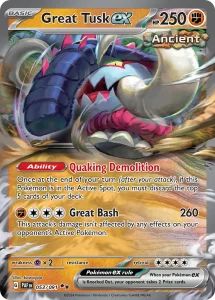 Great Tusk ex - Paldean Fates 053/091 (Holo)