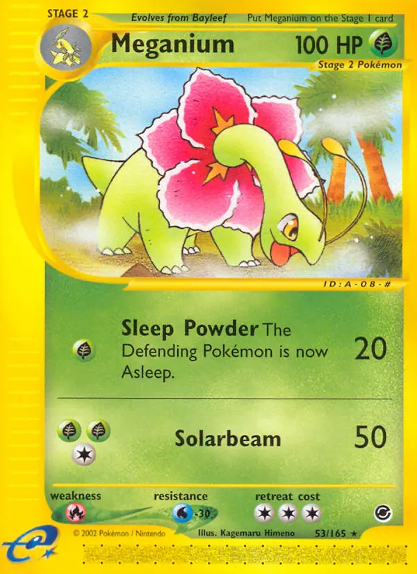 Meganium - Expedition Base Set 053/165 (Regular)