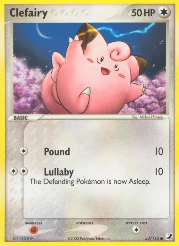 Clefairy - Unseen Forces 053/115 (Reverse Holo)