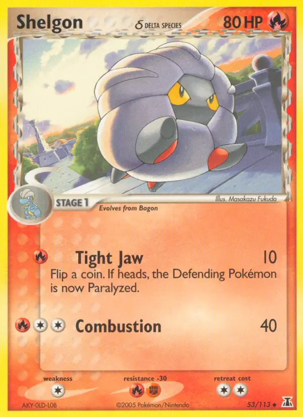 Shelgon δ - Delta Species 053/113 (Reverse Holo)