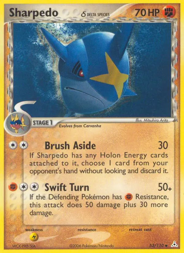 Sharpedo δ - Holon Phantoms 053/110 (Reverse Holo)