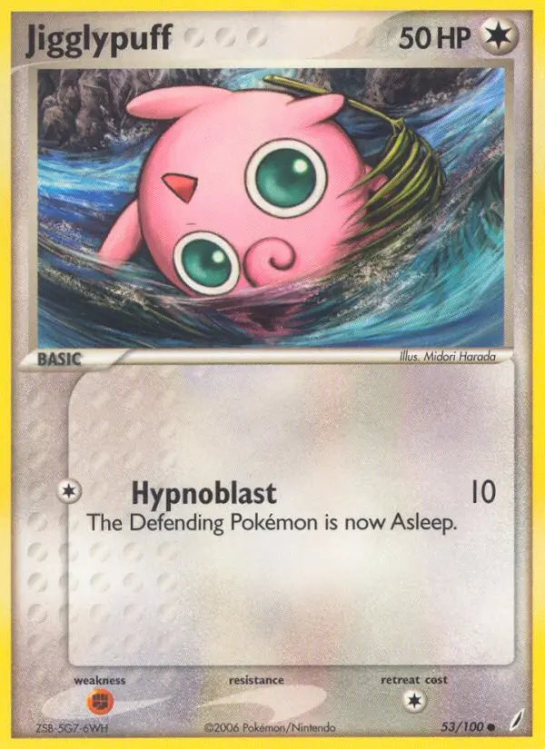 Jigglypuff - Crystal Guardians 053/100 (Reverse Holo)