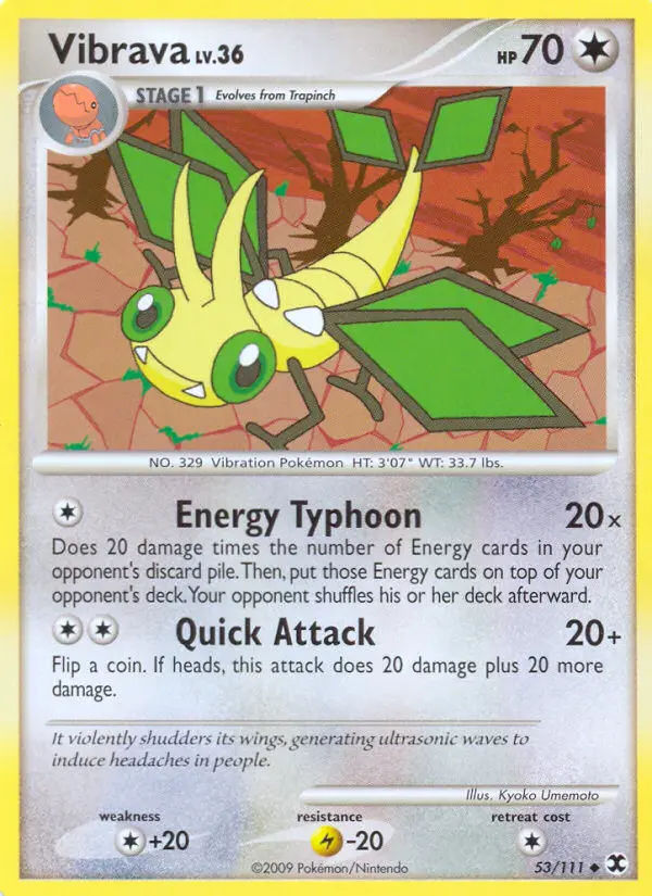 Vibrava - Rising Rivals 053/111 (Reverse Holo)