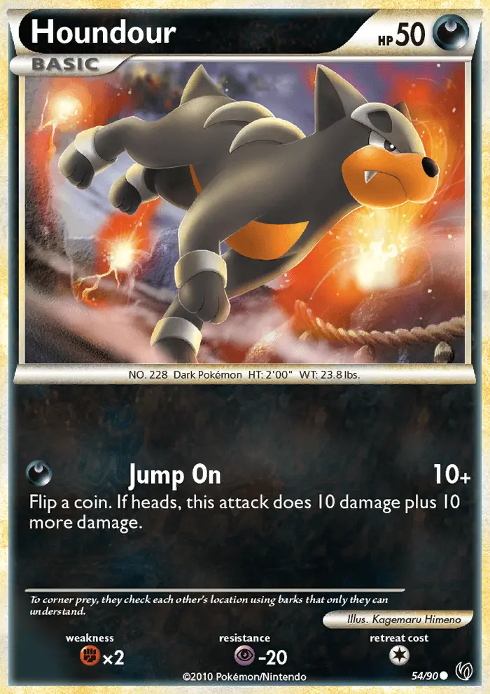 Houndour - Undaunted 054/090