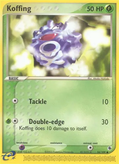 Koffing - Ruby & Sapphire 054/109 (Regular)
