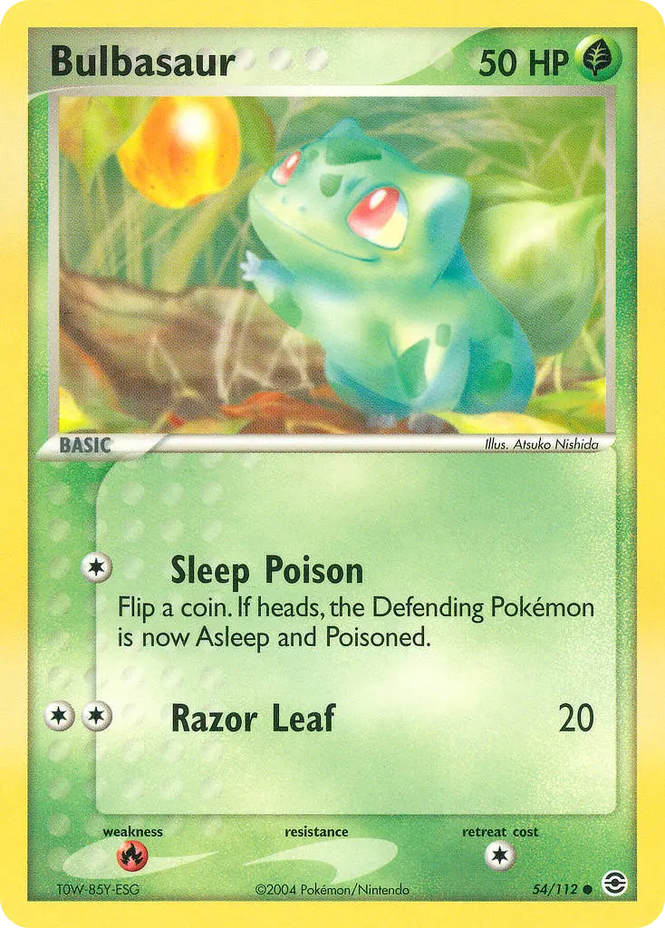 Bulbasaur - FireRed & LeafGreen 054/112 (Regular)
