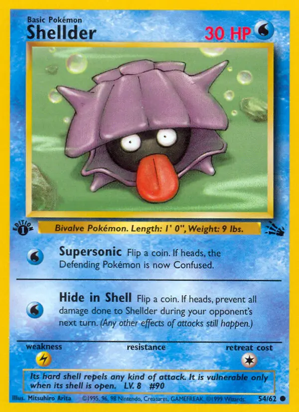 Shellder - Fossil 054/062 (Regular)