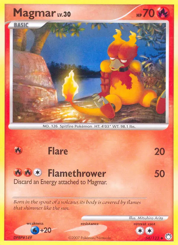 Magmar - Mysterious Treasures 054/123 (Regular)