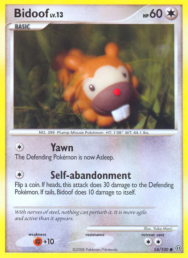 Bidoof - Stormfront 054/100 (Regular)