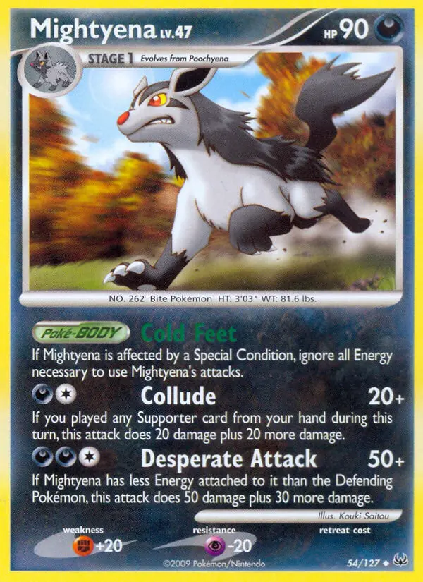 Mightyena - Platinum 054/127 (Reverse Holo)