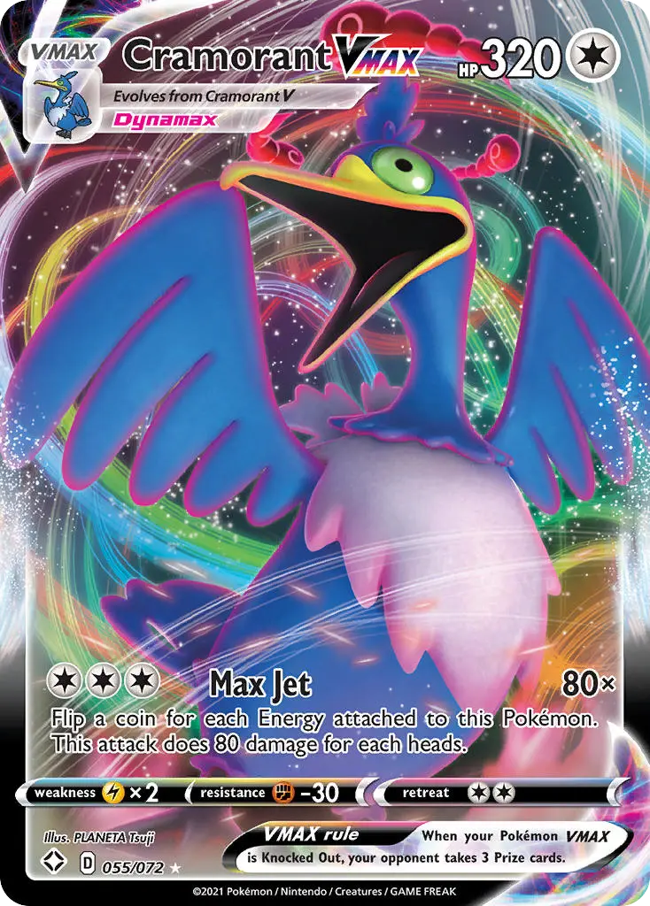 Cramorant VMAX - Shining Fates 055/072 (Holo)
