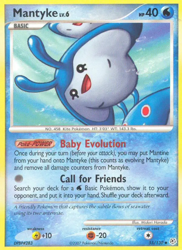 Mantyke - Diamond & Pearl 055/130 (Regular)