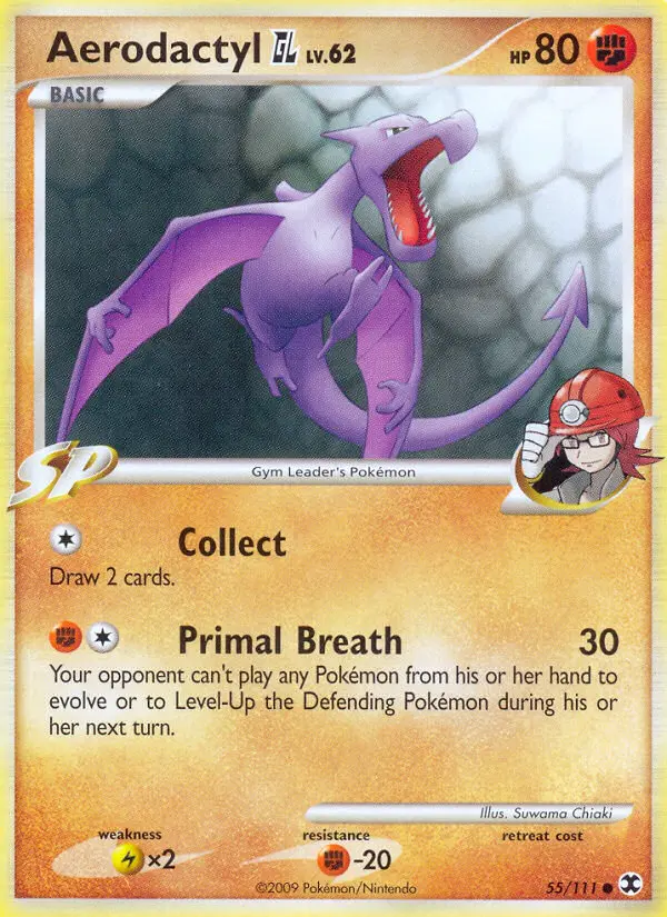 Aerodactyl GL - Rising Rivals 055/111 (Reverse Holo)