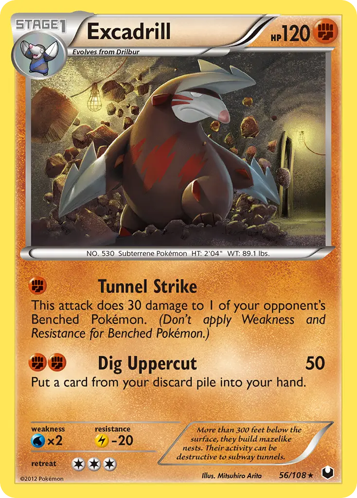 Excadrill - Dark Explorers 056/108 (Regular)