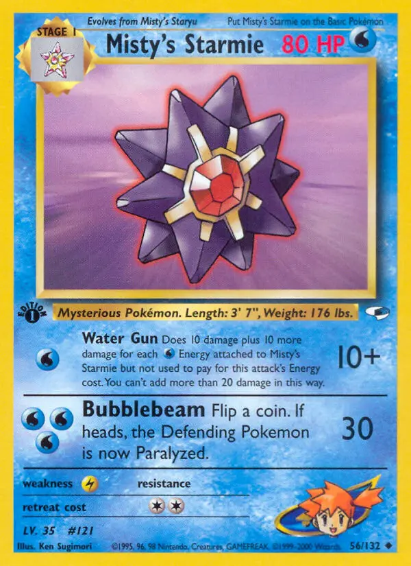 Misty's Starmie - Gym Heroes 056/132 (Regular)