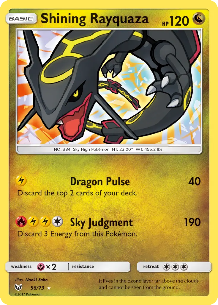 Shining Rayquaza - Shining Legends 056/073 (Holo)