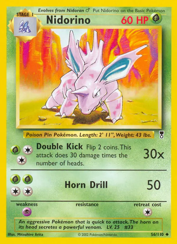 Nidorino - Legendary Collection 056/110 (Reverse Holo)
