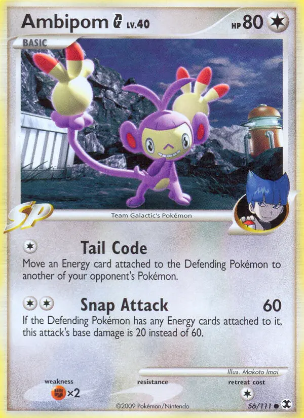 Ambipom G - Rising Rivals 056/111 (Reverse Holo)