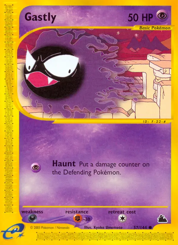 Gastly - Skyridge 057/144 (Reverse Holo)