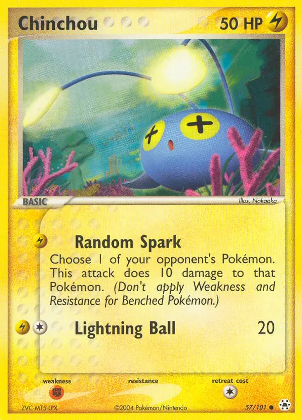 Chinchou - Hidden Legends 057/101 (Regular)