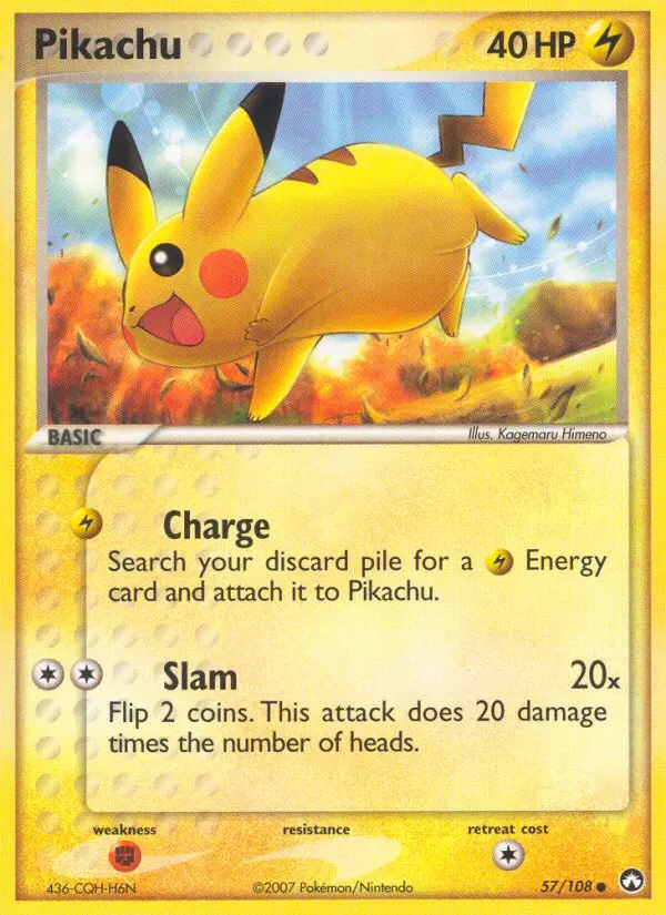Pikachu - Power Keepers 057/108 (Regular)