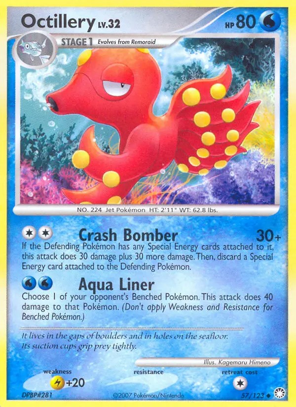 Octillery - Mysterious Treasures 057/123 (Reverse Holo)