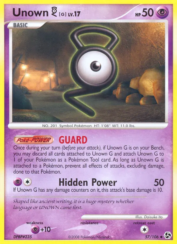 Unown [G] - Great Encounters 057/106 (Reverse Holo)