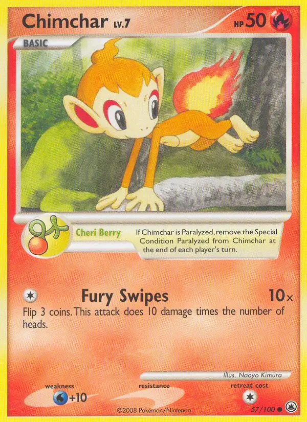 Chimchar - Majestic Dawn 057/100 (Regular)