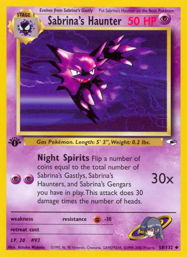 Sabrina's Haunter - Gym Heroes 058/132 (Regular)