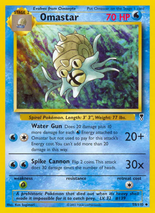 Omastar - Legendary Collection 058/110 (Regular)