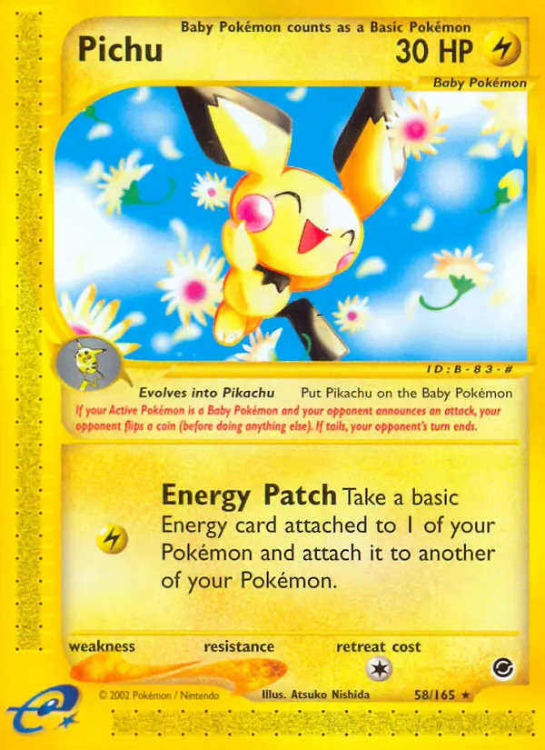 Pichu - Expedition Base Set 058/165 (Regular)
