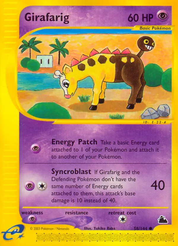 Girafarig - Skyridge 058/144 (Regular)
