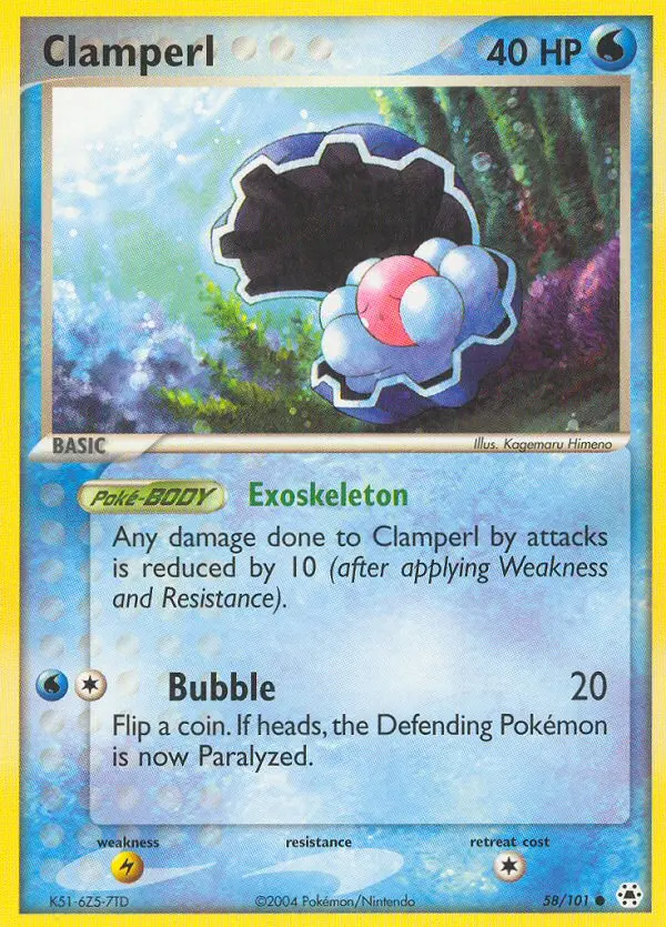 Clamperl - Hidden Legends 058/101 (Regular)