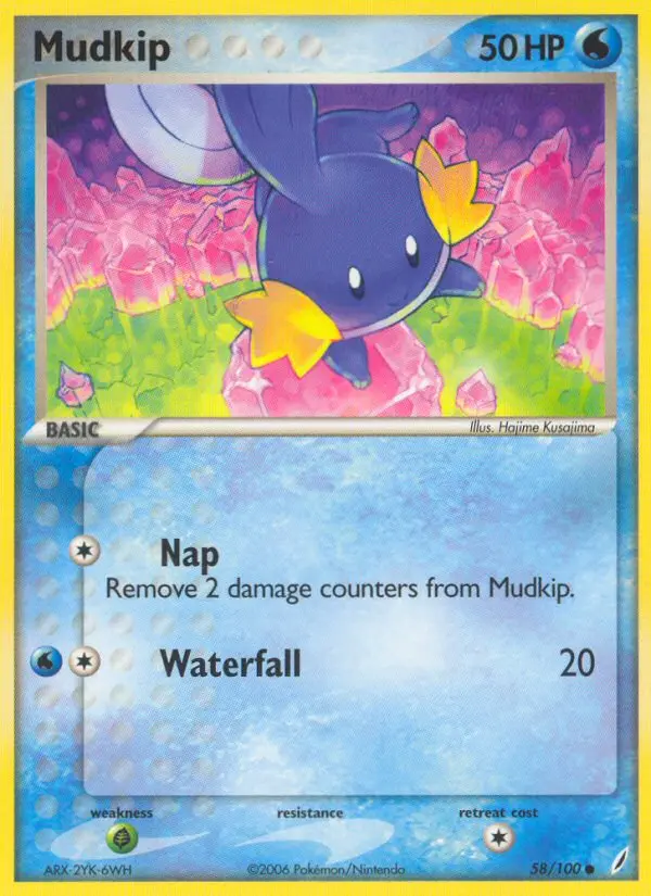 Mudkip - Crystal Guardians 058/100 (Regular)