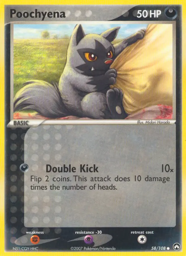Poochyena - Power Keepers 058/108 (Reverse Holo)