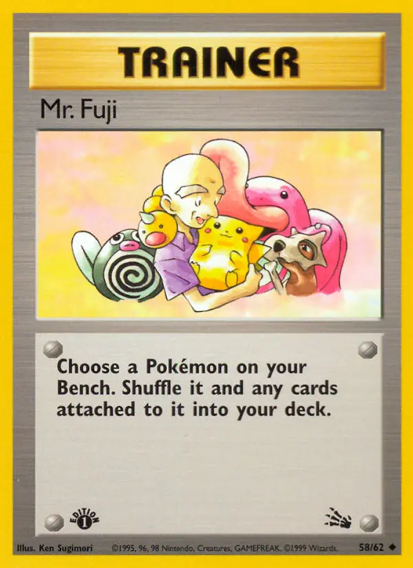 Mr. Fuji - Fossil 058/062 (Regular)