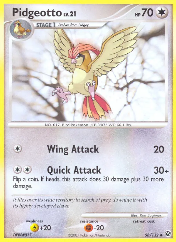Pidgeotto - Secret Wonders 058/132 (Regular)