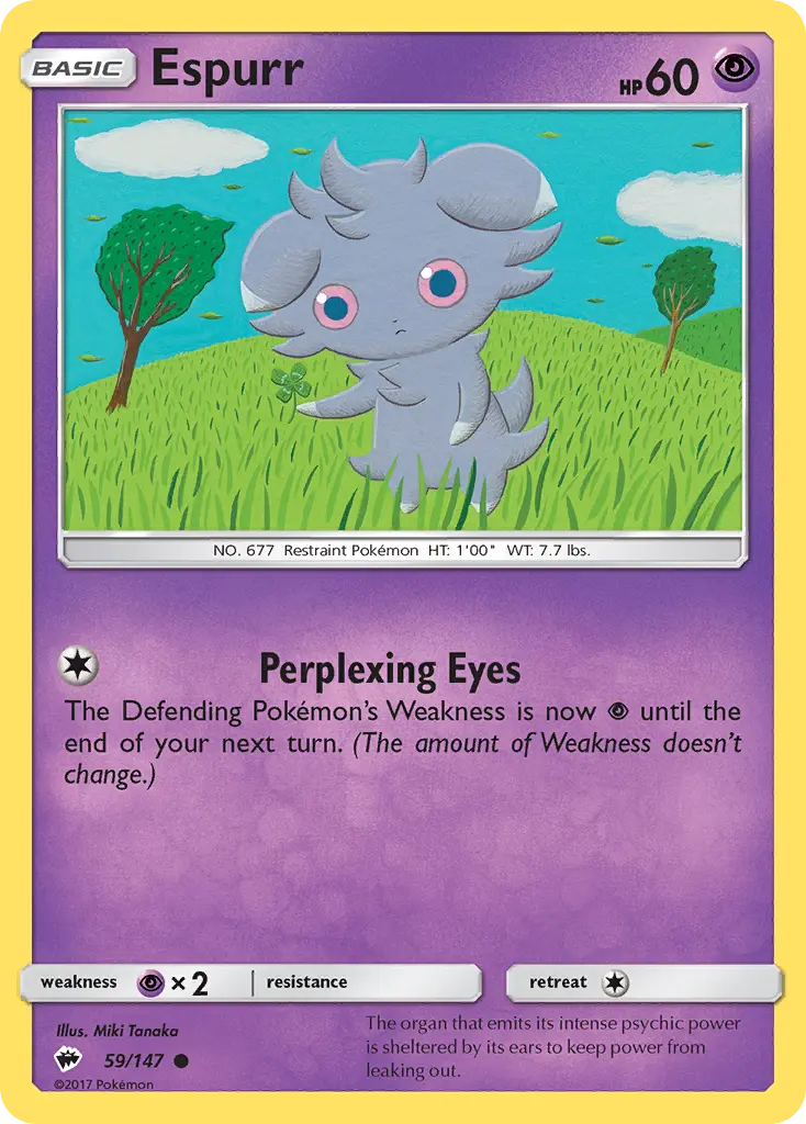 Espurr - Burning Shadows 059/147 (Regular)
