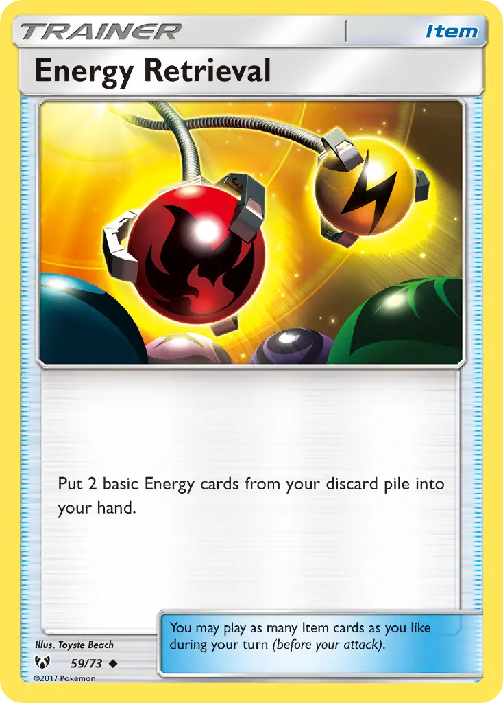 Energy Retrieval - Shining Legends 059/073 (Regular)