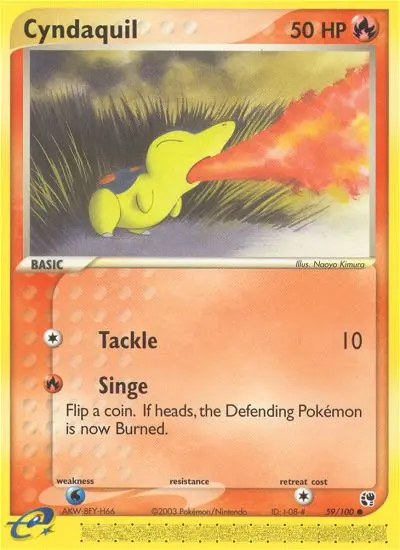 Cyndaquil - Sandstorm 059/100 (Regular)