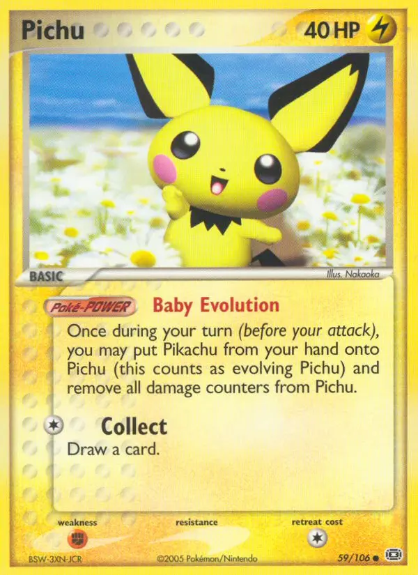 Pichu - Emerald 059/106 (Nintendo World)